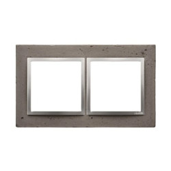 Simon 54 Nature Ramka podwójna beton - MOKRA ROBOTA DRN2/96