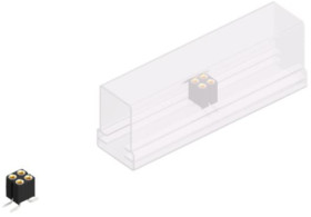 Socket header, 4 pole, pitch 2 mm, angled, BLY8SMD4SM