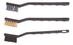 Szczotki 180 mm, miedź/stal/nylon, 3 szt.
