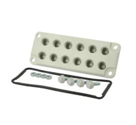 Zarządzanie kablami w systemach konstrukcyjnych 216mm Kołnierz