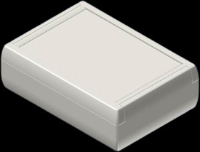 ABS enclosure, (L x W x H) 188.5 x 133.5 x 59 mm, white (RAL 9002), IP54, TK33.7