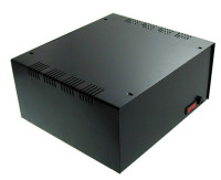 T88 Obudowa metalowa T-88 wymiary: 220 x 100 x 190 mm - czarna - wentylacja