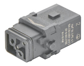 Harting 09100032706 Wstawka pinowa męska 3 śrubowe 1 szt.