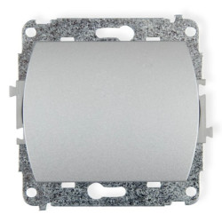 TREND Łącznik jednobiegunowy srebrny 5WP-1