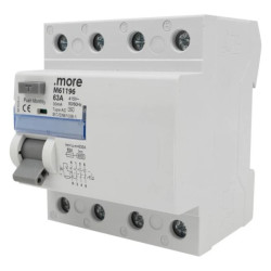 WYŁĄCZNIK RÓŻNICOWOPRĄDOWY AC 6kA 4P 63A 30mA