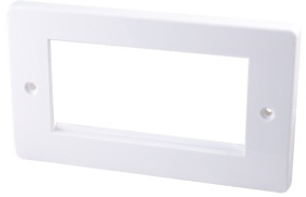 Płyta przednia, podwójne gniazdo 2-pinowe