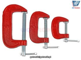 Zestaw ścisków typu G - 3 rozmiary