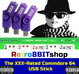 Retro8BITShop XXX-Rated Commodore USB Stick 128MB