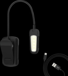 1600-0531 LED book light, dimmable, gooseneck