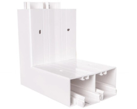 Naroże zewnętrzne stałe RAPID 45-2 190x190x130 GK-AS53130RW białe 6113220