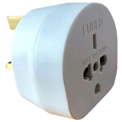 Dencon 1666 EU/US/CAN/AUS to UK Adaptor 13A