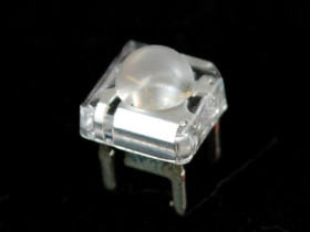 Clear 'Piranha' Super-flux RGB (tri-color) LED (Common Anode) [Discontinued]