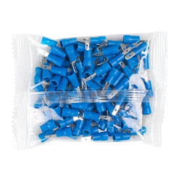 Konektory izolowane męskie 1,5-2,5mm2 2,8mm niebieskie 100 szt. VA0393 Vayox