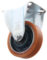 Koło samonastawne średnica kabla 100mm Płyta LAG 300kg wysokość całkowita 137mm