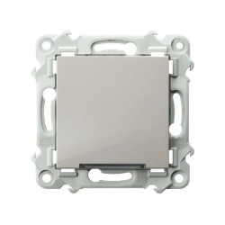 SZAFIR Łącznik jednobiegunowy z podświetleniem białym kaszmirowy beż ŁP-1ZS/m/83