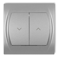 LOGO Łącznik żaluzjowy srebrny metalik 7LWP-8