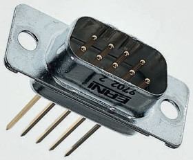 Złącze D-Sub 15-pinowe Męski Prosty Montaż na panelu raster 2.75mm Złoto