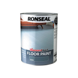 Ronseal 36109 Diamond Hard Floor Paint Satin Slate 5 litre
