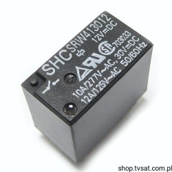 SRW413012 SRW413012-DC12 Relay 12VDC 10A THT SHC