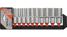 Zestaw Kluczy Nasadowych Długich 1/2 10 Części