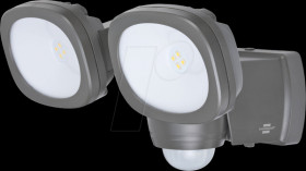 1178900200 LED floodlight LUFOS, 2x 240 lm, 5000 K, battery, IR sensor