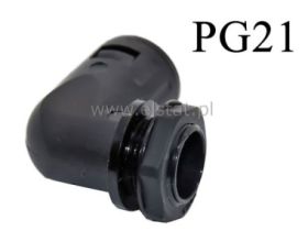 Dławnica kablowa PG21; fi peszla 28,5mm; kątowa