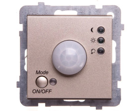 SONATA Elektroniczny czujnik ruchu szampański złoty ŁP-16R/m/39
