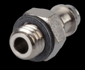 Miniature screw fitting, straight, M5 &lt;&gt; 6.0 mm