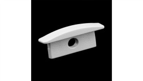 Zaślepka Do Profilu Km39k-S-O Z Otworem Szara Tworzywo Sztuczne