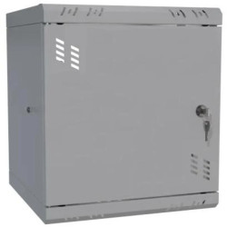 Szafa wisząca RACK 10 6U 300mm drzwi metalowe szara