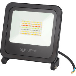 Sygonix SY-4782322 Sy-LED floodlight 45W RGB Wi-Fi music sync wall-mount