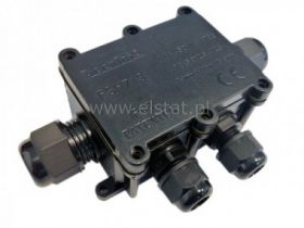 Puszka 80x57x41mm IP65 4 przepusty; wodoszczelna