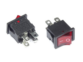 Przełącznik kołyskowy KCD1-104 230V AC podświetlany ON-OFF