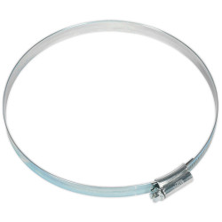 Sealey HCJ7 Hi-Grip Hose Clips Zinc Plated &#xD8;130-160mm Pack Of 10
