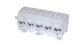 Blok Rozdzielczy-Odgałęźny Al/Cu Scb 35-5X (80250) Simblock Pięciobiegunowy...