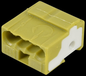 243-724 WAGO pillar terminal for PCB, light green