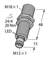 Przycisk refleksyjny, ultradźwękowy Turck 1610010 1 szt.