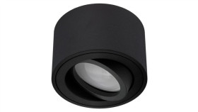 Oprawa Natynkowa Halogenowa Ruchoma Amat-S Okrągła Czarna 50Mm Lumiled