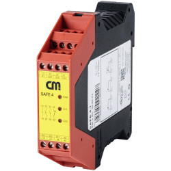 CM Manufactory 46358 Safety Relay 230V AC LED Indicator 3M/1B
