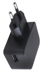 Adapter AC/DC Uwy 5V dc Iwy 2.4A USB typ A 12W typ wtyczki: Typ C