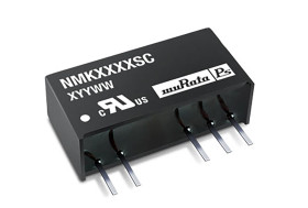 Przetwornica DC-DC, 2W, Uwe 4,5 → 5,5 V DC, Uwy ±12V dc, Iwy ±83mA, Murata Power Solutions