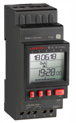 Przełącznik czasowy DIN 1-kanałowy Cyfrowe 230 V AC Muller SPDT