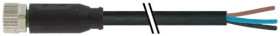 Przewód czujnik-siłownik Złącze A M8 liczba rdzeni 3 długość 2m Rodzaj A Żeńskie
