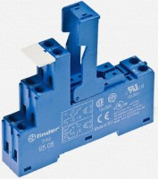 PP-GZ80-95-05 Podstawka z zaciskami śrubowymi na szynę pod przekaźnik RM81, RM82, RM94 , Finder: 40.51/52/61,44.6