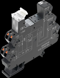 2680980000 TERMSERIES relay base for 2 changeover contacts