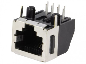 GNIAZDO RJ45 DO DRUKU EKRANOWANE