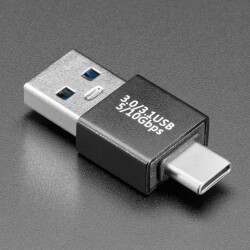 USB-A Plug to USB-C Plug Adapter