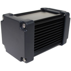 Takachi CDM8802BK 88 Series Ip67 Heat Sink Case Size 2 Black 110x65.8x65.8