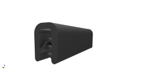 Ochraniacz krawędzi szerokość: 12.4mm Zabezpieczenie krawędzi dł: 20m EPDM