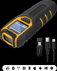 BCST-49_BLACK ((N6036) Barcode scanner, 1D, Bluetooth/wireless/USB, BCST-49
